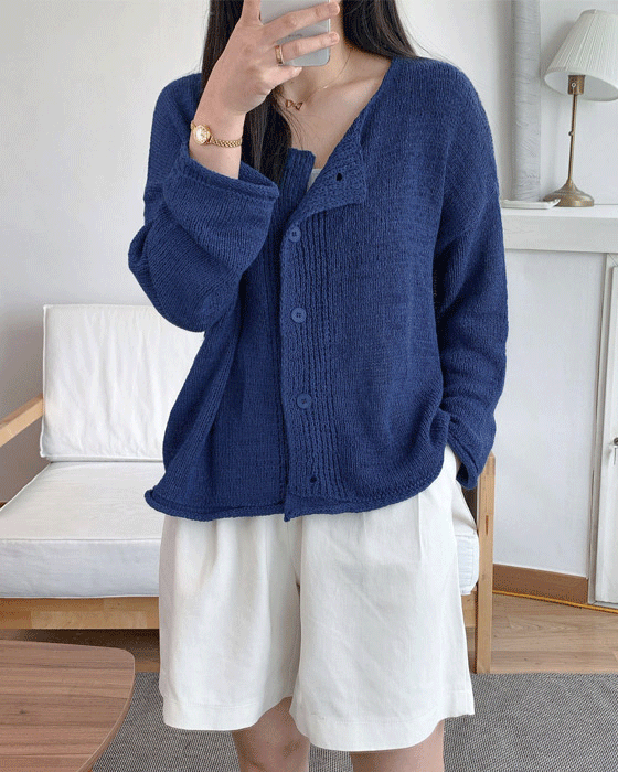 이르 썸머 루즈  knit cardigan - 3color