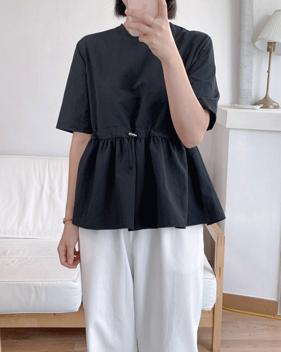 스토퍼 스트링 blouse - 3color