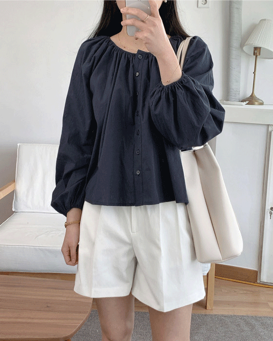 스프링 셔링 blouse - 3color